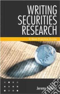 Writing Securities Research libro in lingua di Bolland Jeremy