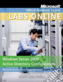 Windows Server 2008 Active Directory Configuration (70-640) libro in lingua di John Wiley & Sons (COR)