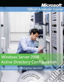 Windows Server 2008 Active Directory Configuration Exam 70-640 libro in lingua di John Wiley & Sons (COR)