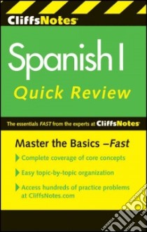 CliffsNotes Spanish I Quick Review libro in lingua di Rodriguez Jill, Stewart Ken
