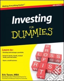Investing for Dummies libro in lingua di Tyson Eric