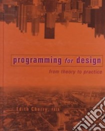 Programming for Design libro in lingua di Cherry Edith