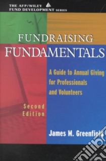 Fundraising Fundamentals libro in lingua di Greenfield James M.