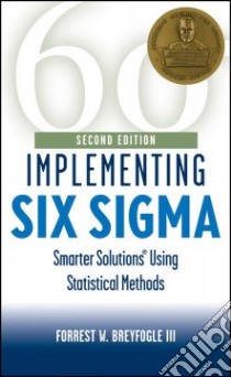 Implementing Six Sigma libro in lingua di Breyfogle Forrest W.