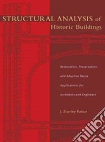 Structural Analysis of Historic Buildings libro in lingua di Rabun J. Stanley