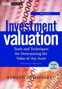 Investment Valuation libro in lingua di Aswath Damodaran