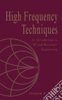 High Frequency Techniques libro in lingua di White Joseph F.