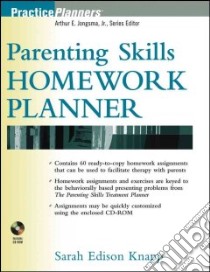 Parenting Skills Homework Planner libro in lingua di Knapp Sarah Edison