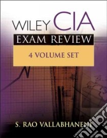 Wiley CIA Exam Review libro in lingua di Vallabhaneni S. Rao