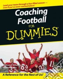 Coaching Football for Dummies libro in lingua di Bach Greg
