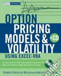 Option Pricing Models and Volatility Using Excel-VBA libro in lingua di Rouah Fabrice Douglas, Vainberg Greg