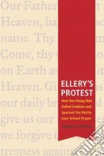 Ellery's Protest libro in lingua di Solomon Stephen D.