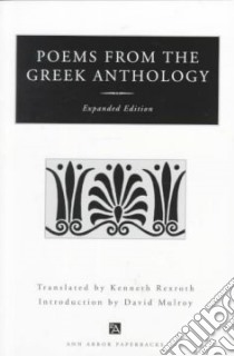 Poems from the Greek Anthology libro in lingua di Rexroth Kenneth (TRN)