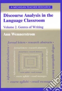 Discourse Analysis in the Language Classroom libro in lingua di Riggenbach Heidi, Wennerstrom Ann K.