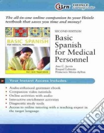Basic Spanish for Medical Personnel iLrn Access Code libro in lingua di Jarvis Ana C., Lebredo Raquel, Mena-Ayllon Francisco