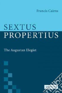 Sextus Propertius libro in lingua di Cairns Francis