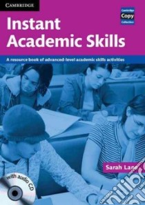 Instant Academic Skills libro in lingua di Lane Sarah