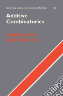 Additive Combinatorics libro in lingua di Tao Terence, Vu Van H.