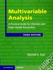 Multivariable Analysis libro in lingua di Katz Mitchell H.