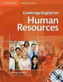 Cambridge English for Human Resources libro in lingua di Sandford George