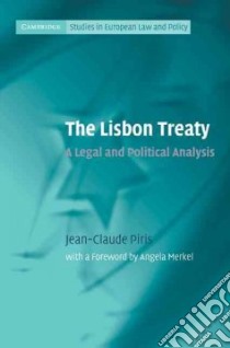 The Lisbon Treaty libro in lingua di Piris Jean-claude