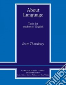 About Language libro in lingua di Thornbury Scott