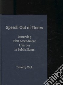Speech Out of Doors libro in lingua di Zick Timothy