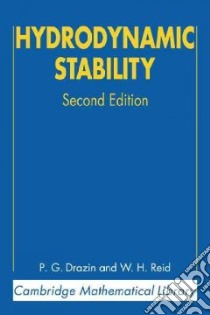 Hydrodynamic Stability libro in lingua di P G  Drazin