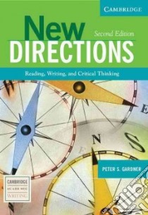 New Directions libro in lingua di Gardner Peter S.