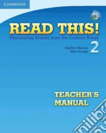 Read This! Level 2 Teacher's Manual with Audio CD libro in lingua di Daphne Mackey