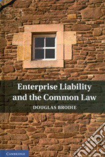 Enterprise Liability and the Common Law libro in lingua di Brodie Douglas