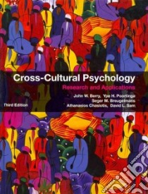 Cross-cultural Psychology libro in lingua di Berry John W., Poortinga Ype H., Breugelmans Seger M., Chasiotis Athanasios, Sam David L.