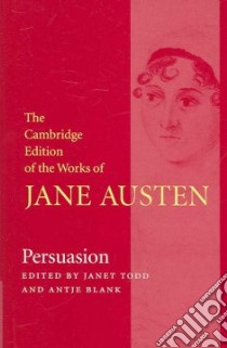 Persuasion libro in lingua di Austen Jane, Todd Janet M., Blank Antje
