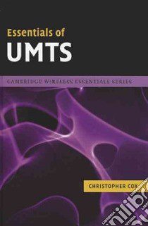 Essentials of UMTS libro in lingua di Cox Christopher