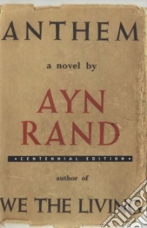 Anthem libro in lingua di Rand Ayn