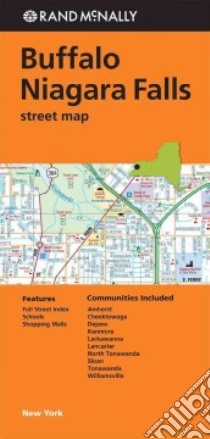 Rand McNally Buffalo/ Niagara Falls Street Map libro in lingua di Rand McNally and Company (COR)
