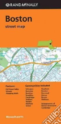 Rand McNally Boston Street Map libro in lingua di Rand McNally and Company (COR)
