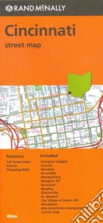 Rand McNally Cincinnati Street Map libro in lingua di Rand McNally and Company (COR)