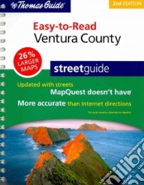 The Thomas Guide Ventura County Streetguide libro in lingua di Not Available (NA)