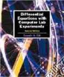 Differential Equations With Computer Lab Experiments libro in lingua di Zill Dennis G.
