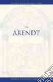 On Arendt libro in lingua di Johnson Patricia