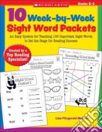 10 Week-by-week Sight Word Packets libro in lingua di McKeon Lisa Fitzgerald