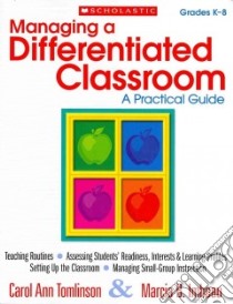 Managing a Differentiated Classroom libro in lingua di Tomlinson Carol Ann, Imbeau Marcia B.