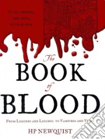 The Book of Blood libro in lingua di Newquist H. P.