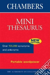 Chambers Mini Thesaurus libro in lingua