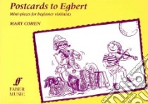 Postcards to Egbert libro in lingua di Cohen Mary (COP)