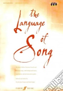The Language of Song libro in lingua di Pegler Heidi (EDT)
