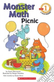 Monster Math Picnic libro in lingua di MacCarone Grace, Hartelius Marge (ILT), Burns Marilyn