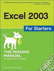 Excel for Starters libro in lingua di MacDonald Matthew