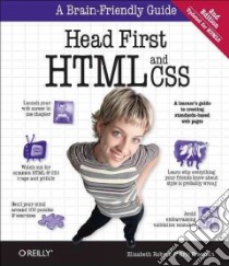Head First Html and Css libro in lingua di Robson Elisabeth, Freeman Eric